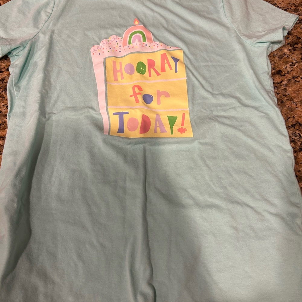 Cat and Jack birthday T-shirt size 10/12